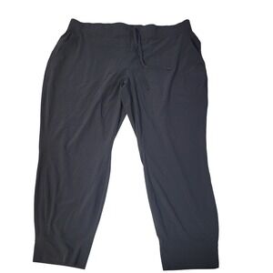 Eddie Bauer Womens 2XL Black Trail Tight Jogger Pants Drawstring Lightweight